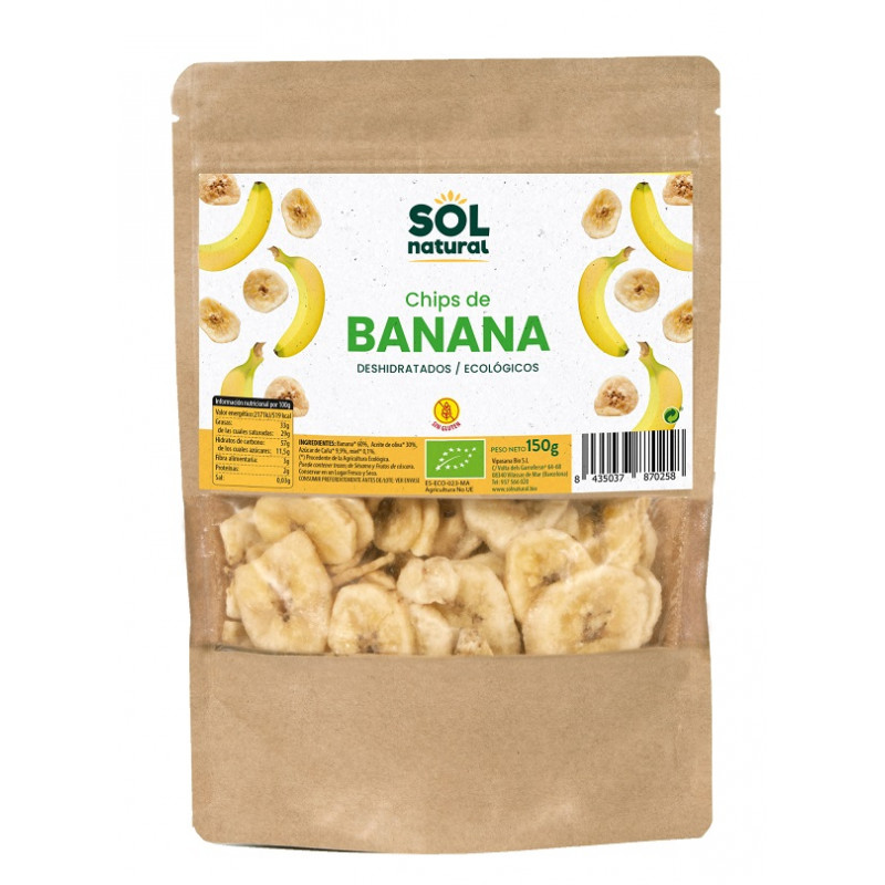 Sol Natural Banana Chips 150g