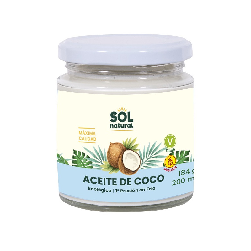 Sol Natural Extra Virgin Coconut Oil 200ml