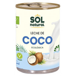 Sol Natural leite de coco em Lata 400ml