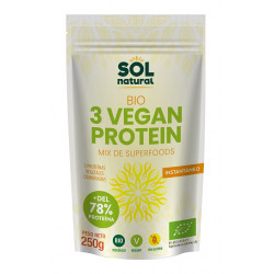 Sol Natural Vegan 3 Protein 250 gr