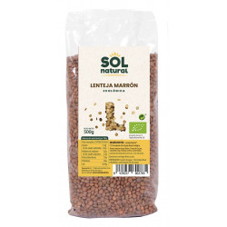 Sol Natural Organic Brown Lentils 500g