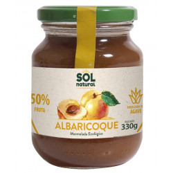 Sol Natural Apricot Jam with Organic Agave 330gr