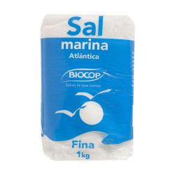 Sal do Mar Atlântico Fino Biocop 1KG