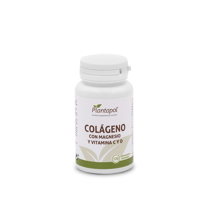 Plantapol Collagène + Magnésium + Vitamine C & D 120 Comprimés