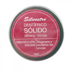 Solid Toothpaste with Vine and Ginseng 15 ml Silvestre
