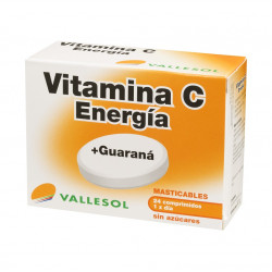 Vallesol Vitmina C + Guaraná 24 Comprimidos