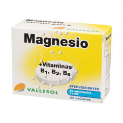 Vallesol Magnesio y Vitaminas 24 comprimidos