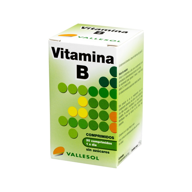 Vallesol Vitamina B Complex 30 Comprimidos