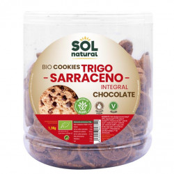 Sol Natural Bote Cookies Trigo Sarraceno Choco 1300 gramos