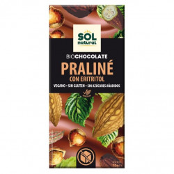 Sol Natural Chocolate Praline with Erythritol 70g