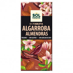 Sol Natural Chocolate Algarroba y Almendras 70 g