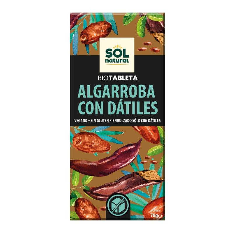 Sol Natural Cioccolato Carruba & Datteri 70 g