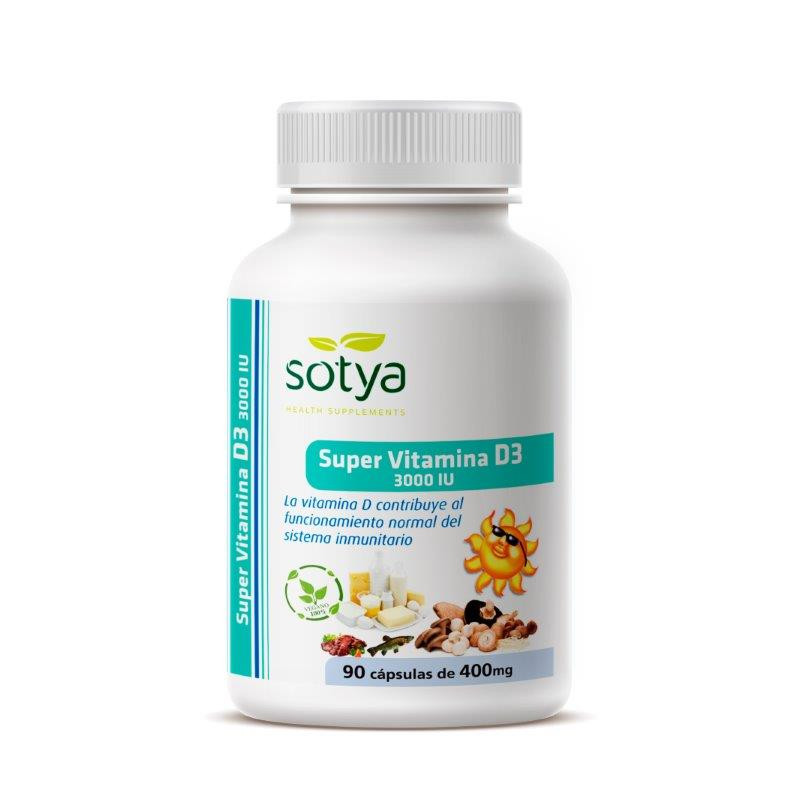 Sotya Super Vitamina D3 90 cápsulas