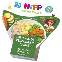 Hipp Gourmet Verdure Sauté Verdi/Carne/Patate/Piselli 250 g