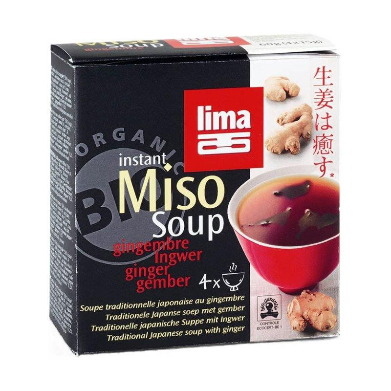 Lima Sopa Instan Miso/Jengibre 4*15gr