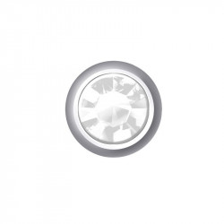 Estelle Steel Button Earring Sii-Crw100 12 pcs