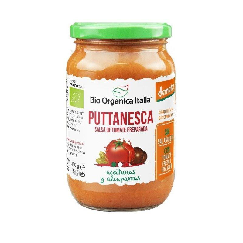 Bio Orgánica Salsa Tomate Puttanesca 350 ml