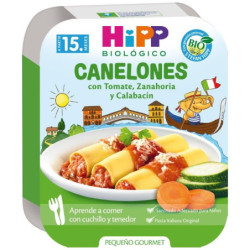 HIPP Canelones Gourmet/Tomate/Cenoura/Abobrinha 250gr