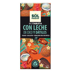 Chocolate Vegano com Leite de Coco e Tâmaras Sol Natural