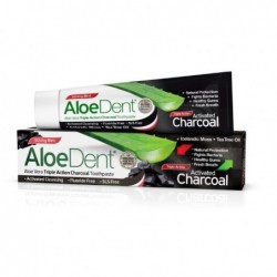 Dentifrico Aloe Con Carbon Activo 100 ml Aloedent