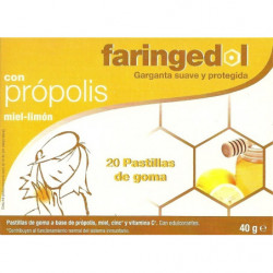 Faringedol Propolis Miel-Citron 20 unités