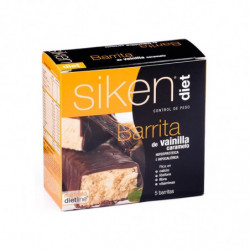 Siken Barre Diète Vanille & Caramel 5 pcs
