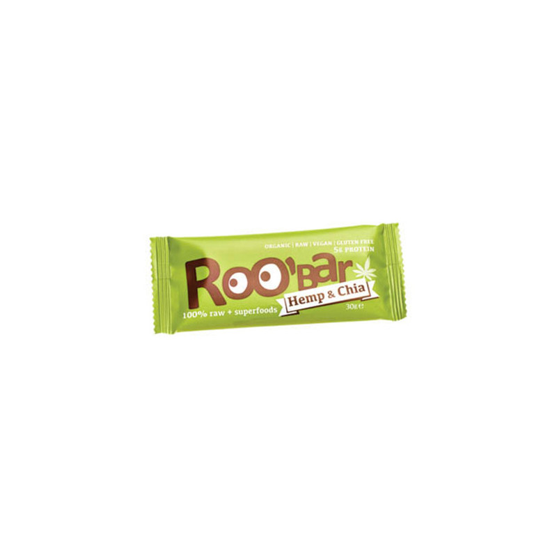 Roo'Bar Chia & Hemp Bars 20 pcs