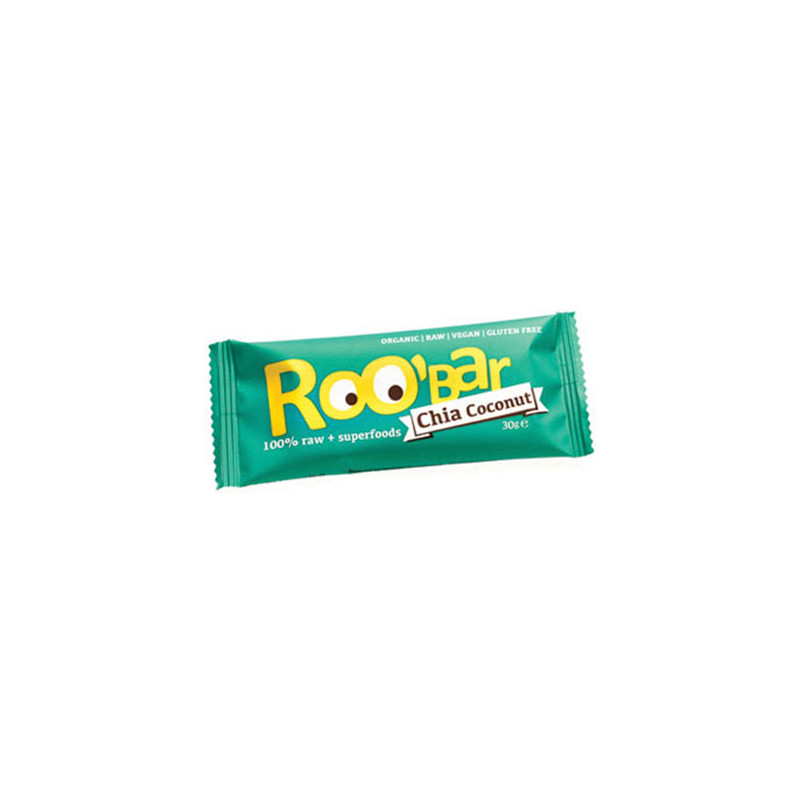 Roo'Bar Bars Chia e Coco 20 pcs