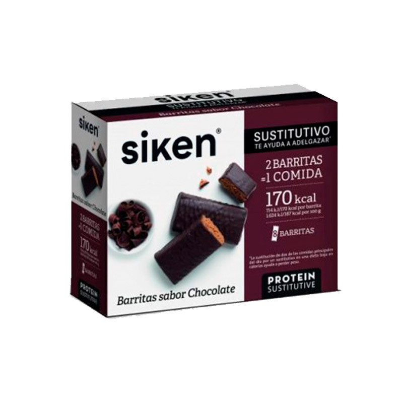 Siken Form Tavolette al gusto di cioccolato 8 pz