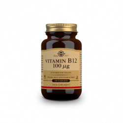 Solgar Vitamina B12 com 100 comprimidos de Cyanocobalamil