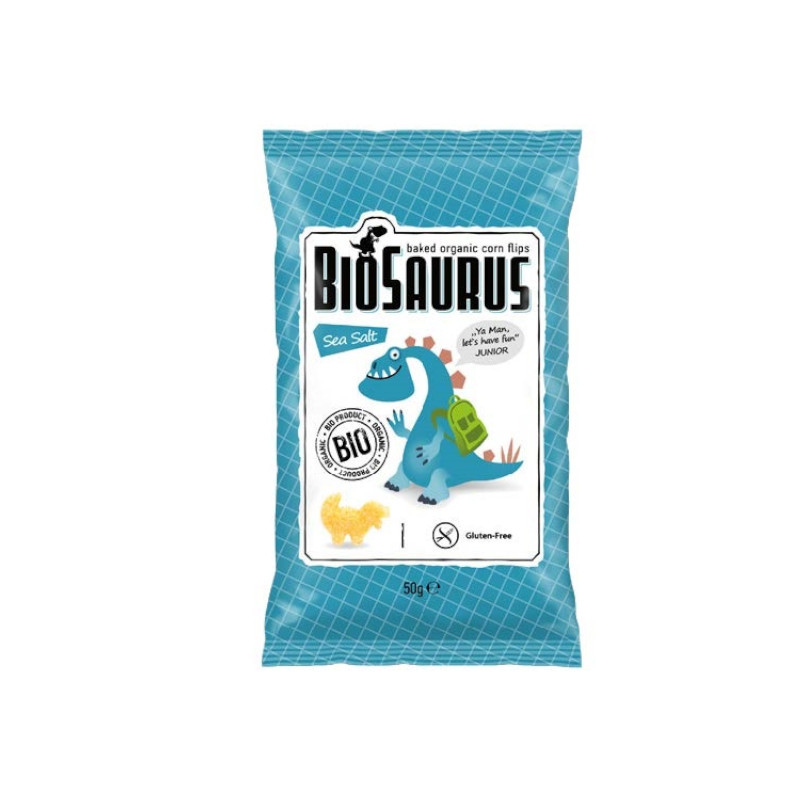 Biosaurus Snack con Sal Marina 50 gr