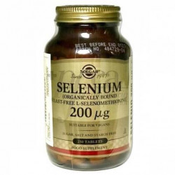 Solgar Selenium sin Levadura 200mg 250 comprimidos