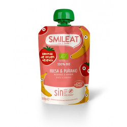 Smileat Organic Strawberry and Banana Pouch 100gr