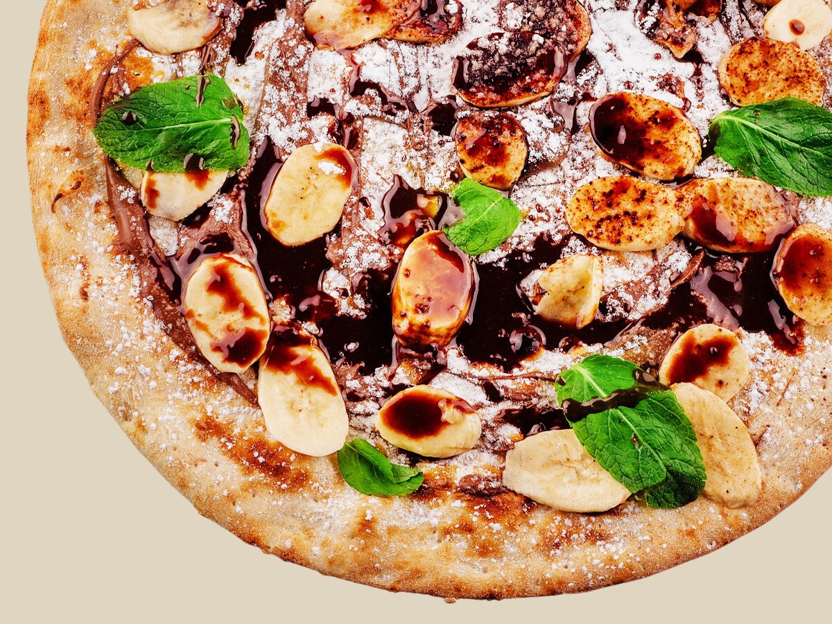 Receta Fácil de Pizza Vegana Dulce